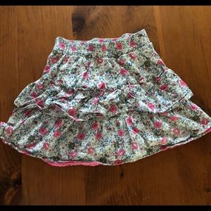 Floral girls skirt size 7